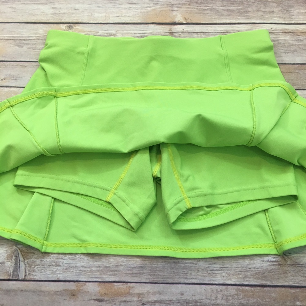 SOLD XS 0-2 Nike Fit Dry Skirt Green Pleated Skort - Picture 4 of 8